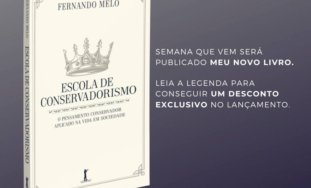 Novo livro de Fernando Melo em 12/07/2021 chega às livrarias